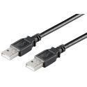 MicroConnect USB2.0 A-A 3m M-M, Black (USBAA3B)