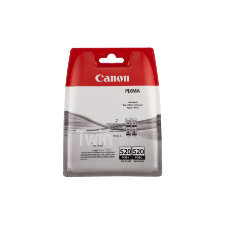  Canon Multipack Noir(e) PGI-520BK Twin 2932B012 Double pack