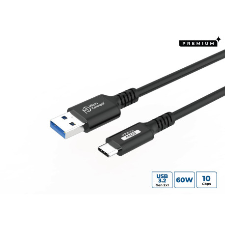 MicroConnect Premium USB-C to USB-A cable 