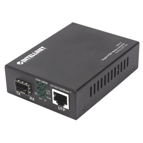 Intellinet Gigabit Poe+ Media Converter, 