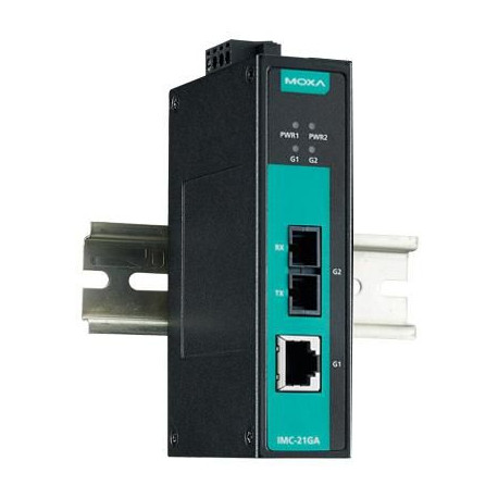 Moxa IMC-21GA-SX-SC MEDIA CONVERTER 10/100/1000Tx (47418M)