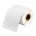 Brady Polyester, White, Permanent Acrylic, Satin, Rectangle, Thermal Transfer