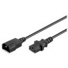 MicroConnect Power Cord C13 F - C14 M 0.6m (AK 5029)