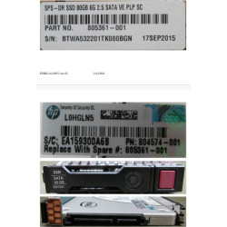 Hewlett Packard Enterprise 80GB hot-plug-SSD (SFF) (805361-001)