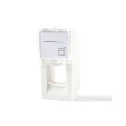 Lanview EURO OUTLET 45x22,5 - 1-PORT 