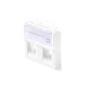 Lanview EURO OUTLET 45x45 - 2-PORT 