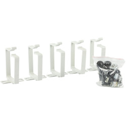 Lanview CABLE ORGANIZER HOOK SET ALUMINUM 44x60mm, 5 PCS