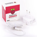 Raspberry Pi Pi Power Supply USB-C for (RPI4 PSU EU WHITE)