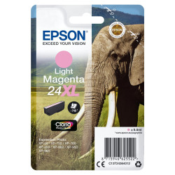  Epson Cartouche d'encre Magenta (brillant) C13T24364012 24 XL ~740 Pages 9,8ml XL