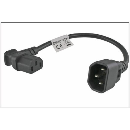 MicroConnect Power adapter C13 C14 angled (PEA1416)