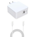 CoreParts USB-C Power Adapter White 45W 20V 2.25A (USB-C) 5V 2.4A (USB)