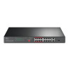 TP-Link 16-Port 10/100 Mbps + 2-Port Gigabit Rackmount Poe Switch