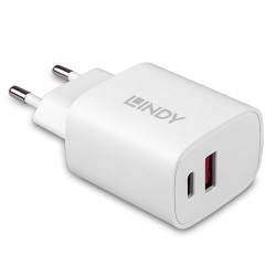 Lindy 20W USB Type A & C Charger (73413)