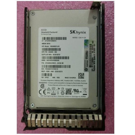 Hewlett Packard Enterprise 480GB 6G SATA SFF RI SC SSD (872889-001)