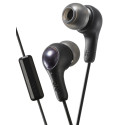 JVC Gumy Plus HA-FX7M In Ear with Mic + Remote Headphones Black