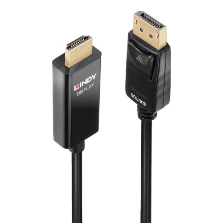 Lindy 3m Active DisplayPort to HDMI Cable with HDR (40927)