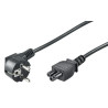 MicroConnect Power Cord CEE 7/7 - C5 5m (PE010850)