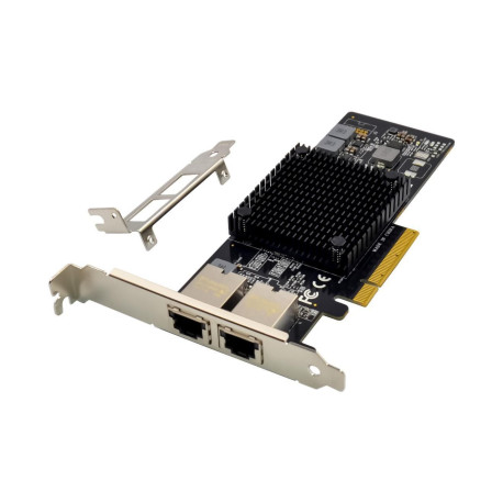MicroConnect PCIe x8 Dual RJ45 10 GbE X550 