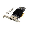 MicroConnect PCIe x8 Dual RJ45 10 GbE X550 