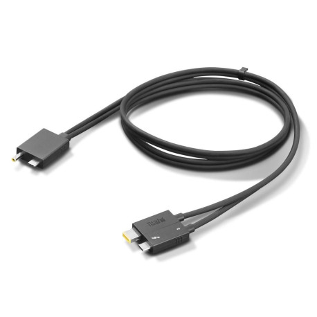 Lenovo Thunderbolt cable 0.7 m 40 Gbit/s Black (4X91K16970)