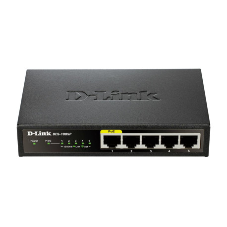 D-Link 5-Port Fast Ethernet PoE (DES-1005P/E)