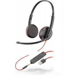 Poly Blackwire C3225 Headset, Stereo, USB-A, No stand (209747-201)