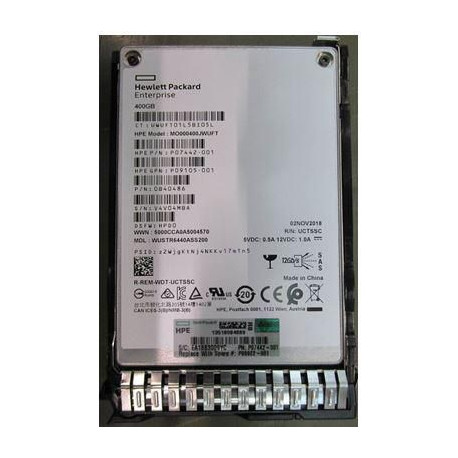 Hewlett Packard Enterprise SSD 400GB SFF SAS MU SC DS (P09922-001)