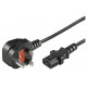 MicroConnect Power Cord UK Type G - C13 3M (PE090430)