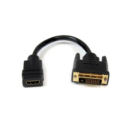 Garbot DVI-HDMI. M/F. Black. 15cm 