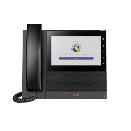 Poly Poly CCX 600 Business Media Phone for Teams And PoE-capable IP Phone Black Cable (82Z84AA)