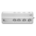 APC SurgeArrest Essential, 2690 J, 8 AC outlets, type F, 230 V, 50 Hz, 2300 W (PM8-GR)