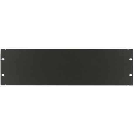Lanview 3U 19 SCREW TYPE BLANK PANEL BLACK (RAB110BL)