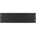 Lanview 3U 19 SCREW TYPE BLANK PANEL BLACK (RAB110BL)