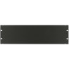 Lanview 3U 19 SCREW TYPE BLANK PANEL BLACK (RAB110BL)