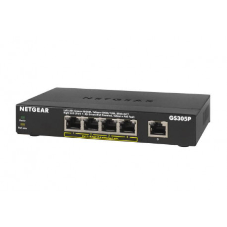 Netgear GS305P 5-Port Gigabit PoE (GS305P-200PES)