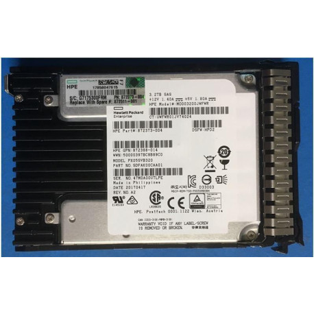 HP SSD 3.2TB 12G SFF SAS MU SC (872511-001)