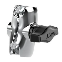 RAM Mounts CHROME RAM DBL SOCKT ARM (RAM-B-201-ACHU)