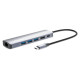 Manhattan USB-C Dock/Hub, Ports (x6): 