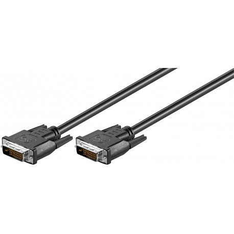 MicroConnect DVI-D 24+1-pin 5m M-M Black (MONCC5)