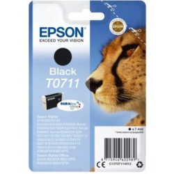Epson Cartouche d'encre Noire C13T07114012 T0711 ~245 Pages 7,4ml