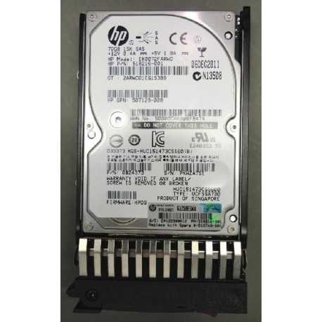 HP SAS 72G 2,5 Inch DP (512743-001)