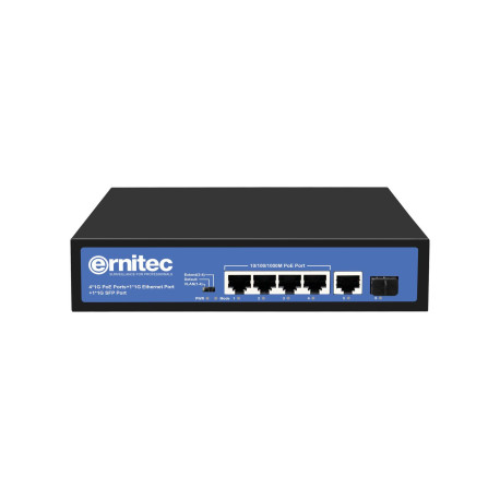 Ernitec Unmanaged , 4 x 10/1000Mbps 