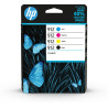 HP Multipack Noir(e) / Cyan / Magenta / Jaune 6ZC74AE 912