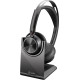 Poly Voyager Headset Focus 2 UC, Stereo, MS, W Stand (213727-02)