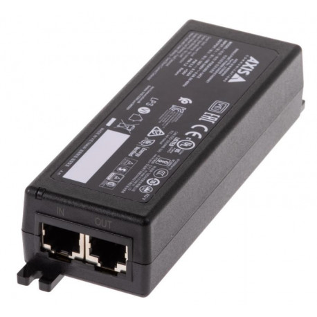 Axis 30W MIDSPAN Single port midspan for Power over Ethernet Plus PoE+