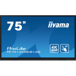 iiyama 75" UHD IR 40P Touch AG with Interactive Android OS (TE7512MIS-B1AG)