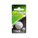 GP LITHIUM BUTTON CELL CR2430 (CR2430 1-P)