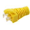 MicroConnect Strain Relief Boot Cat5e, Cat6, Cat6A cables upto 6.5MM Yellow, 100pcs