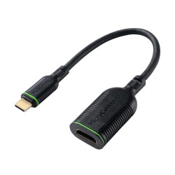 MicroConnect USB-C to HDMI adapter, 0.2m, Black (MC-USBCHDMI-A)