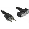 MicroConnect Power Cord Swiss - C13 90°1.8m (PE160418A)